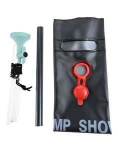 Bolsa de Ducha Solar MUXSAM 20L con Manguera y Cabezal Ajustable 2