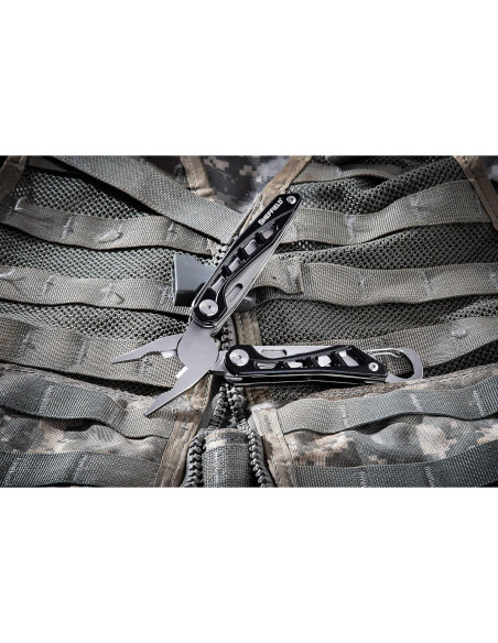 Multi-Herramienta 10-en-1 Sheffield Warren, Aluminio y Acero Inoxidable