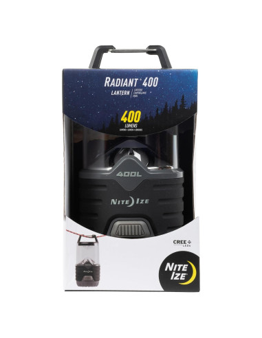Linterna Nite Ize Radiant 400 Lúmenes para Camping - Negra