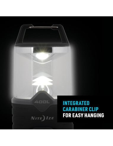 Linterna Nite Ize Radiant 400 Lúmenes para Camping - Negra