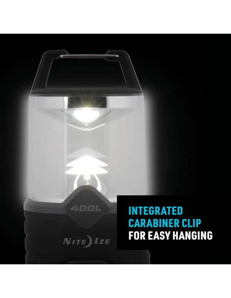 Linterna Nite Ize Radiant 400 Lúmenes para Camping - Negra