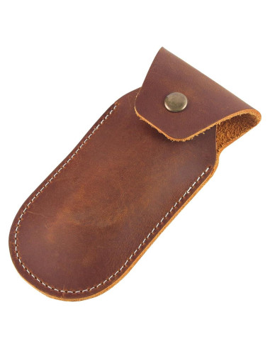 Funda de cuchillo de cuero Biobasedon 4" para EDC