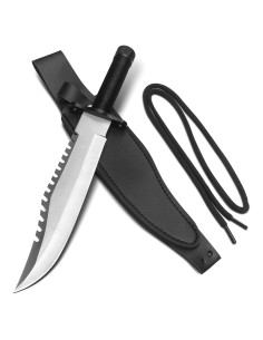 Cuchillo de Hoja Fija MADSABRE 33 cm con Funda y Brújula