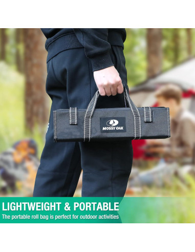 Juego de cuchillos de cocina Mossy Oak 6 piezas acero inoxidable