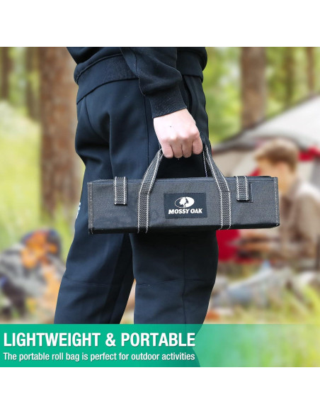 Juego de cuchillos de cocina Mossy Oak 6 piezas acero inoxidable