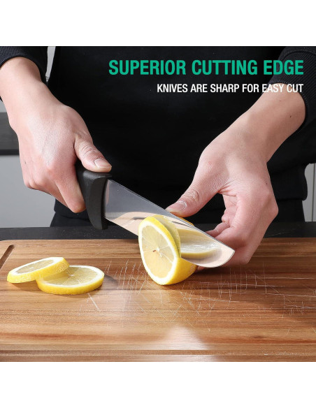 Juego de cuchillos de cocina Mossy Oak 6 piezas acero inoxidable