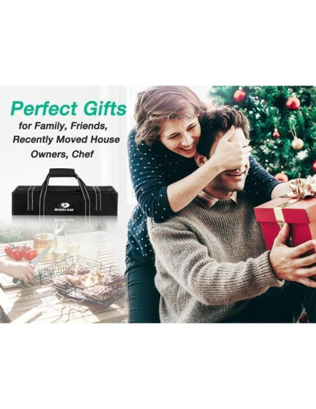 Juego de cuchillos de cocina Mossy Oak 6 piezas acero inoxidable