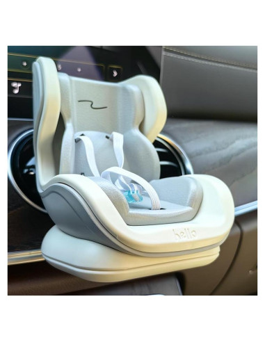 Asiento de Seguridad para Muñecas OB11 Labubu - Gris