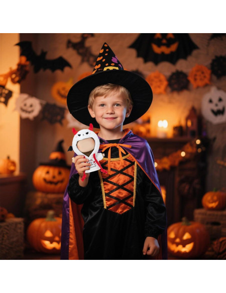 Atuendo de Muñeca Halloween DJianrang 10-17cm Sudadera Fantasma