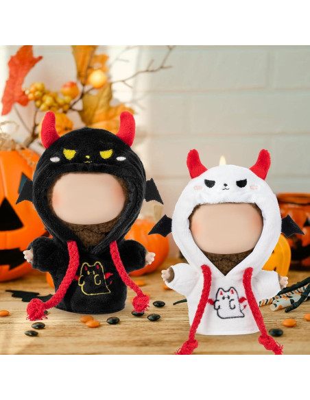 Atuendo de Muñeca Halloween DJianrang 10-17cm Sudadera Fantasma