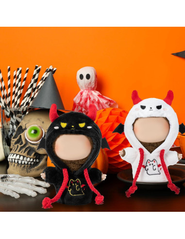 Atuendo de Muñeca Halloween DJianrang 10-17cm Sudadera Fantasma