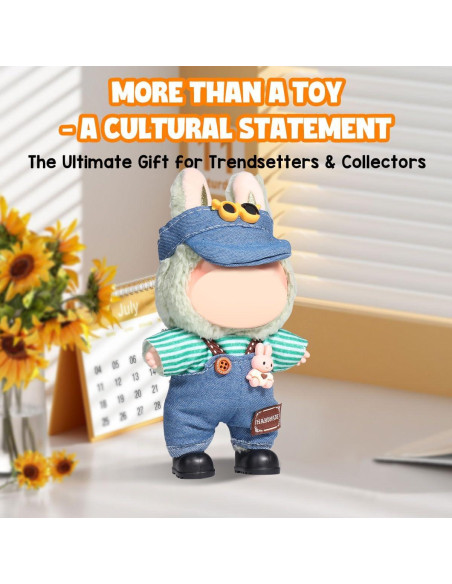 Conjunto de Ropa para Muñeca AICase 17cm - 3 Piezas Denim