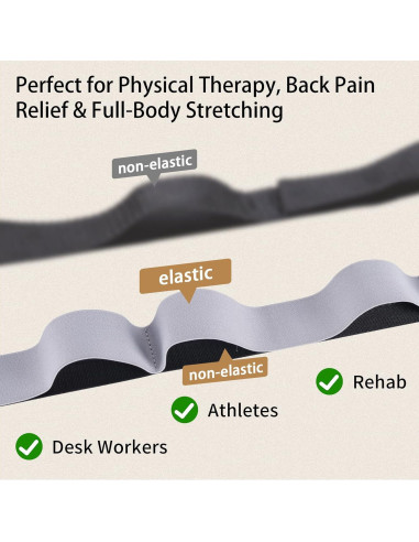 Correa de Estiramiento Teamaze JWKF0507ZH con 8 Asas y 2 Palos