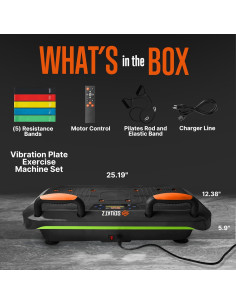Máquina de Ejercicio SQUATZ SQVBK-1 con Vibración y Accesorios 2