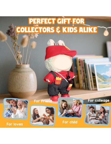 Conjunto de Ropa para Muñeca AICase 17cm - 3 Piezas Chic Conjunto de Ropa para Muñeca AICase 17cm - 3 Piezas Chic