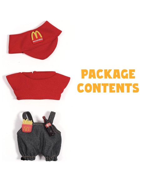 Conjunto de Ropa para Muñeca AICase 17cm - 3 Piezas Chic Conjunto de Ropa para Muñeca AICase 17cm - 3 Piezas Chic