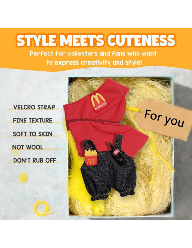 Conjunto de Ropa para Muñeca AICase 17cm - 3 Piezas Chic