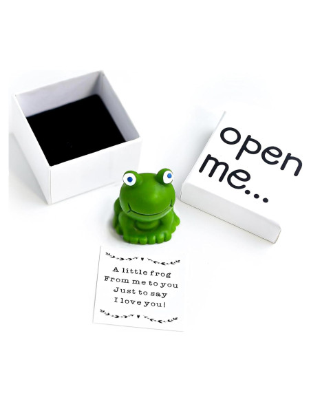 Regalo Creativo Rana con Poema - Caja de Felicidad Funfeel