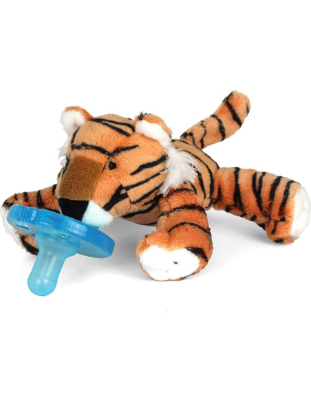 Chupete WubbaNub Tigre para Bebés - Silicona 100% Chupete WubbaNub Tigre para Bebés - Silicona 100%