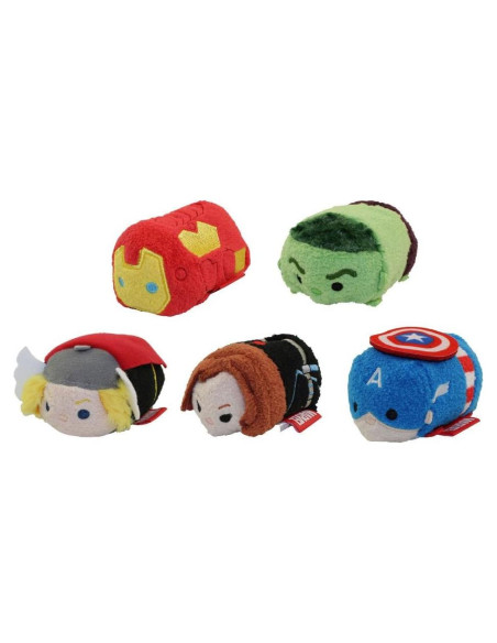 Set de 5 Mini Muñecos de Peluche Tsum Tsum Marvel Disney Set de 5 Mini Muñecos de Peluche Tsum Tsum Marvel Disney