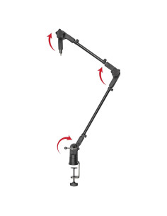 Soporte de Micrófono Gator Frameworks GFWMICBCBM0500 Negro