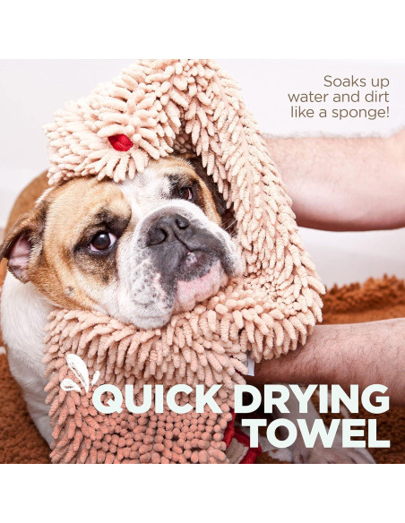 Toalla de Microfibra Soggy Doggy Super Shammy 79x36 cm Beige