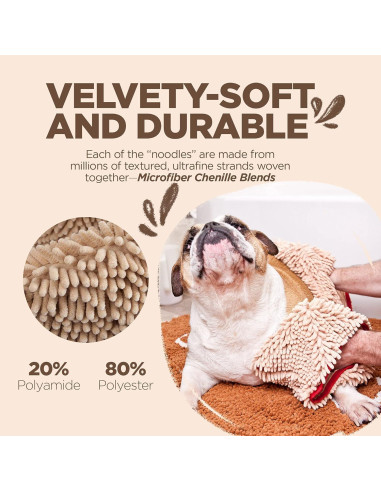 Toalla de Microfibra Soggy Doggy Super Shammy 79x36 cm Beige
