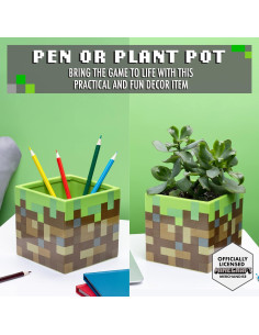 Maceta de Cerámica Paladone Bloque de Hierba Minecraft 11.8cm 2