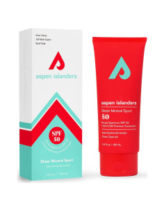 Protector Solar Mineral Deportivo SFP 50 Isleños de Aspen 100ml