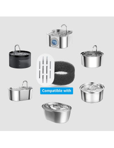 Filtros de Agua para Gatos DOOOB - Paquete de 28 Unidades 2