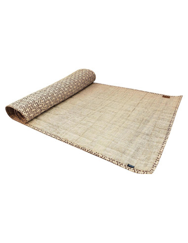 Alfombrilla de Yoga KHUSI de Cañamo Orgánico Extra Gruesa 178x66cm