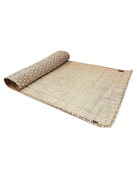 Alfombrilla de Yoga KHUSI de Cañamo Orgánico Extra Gruesa 178x66cm