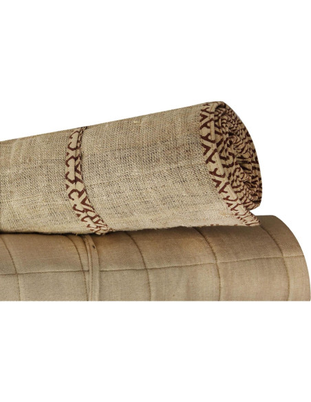 Alfombrilla de Yoga KHUSI de Cañamo Orgánico Extra Gruesa 178x66cm