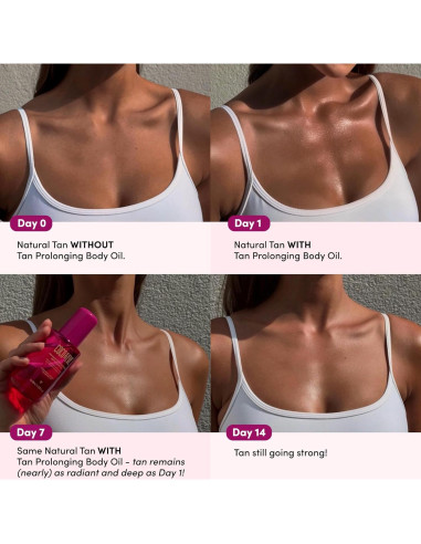 Coco & Eve Aceite Corporal Reafirmante 169.5 ml - Prolongador Bronceado