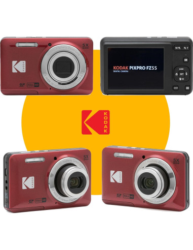 Cámara Digital Kodak PIXPRO FZ55 16MP 5X Zoom 28mm Full HD