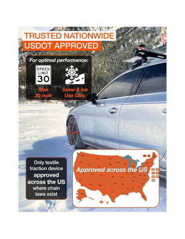 Calcetines de Nieve AutoSock HP697 para Neumáticos 225 mm