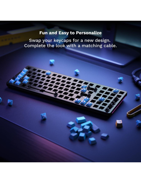 Teclado Mecánico Glorious GMMK 2 Barebones 96% Negro RGB