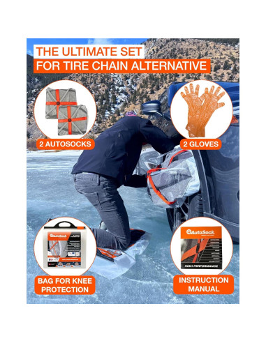Calcetines de Nieve AutoSock HP697 para Neumáticos 225 mm