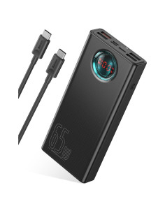 Cargador Portátil Baseus 30000mAh 65W con Pantalla Digital