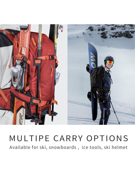 Mochila de Hidratación Unigear 30L Resistente al Agua para Esquí
