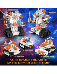 Kit de Construcción 5 en 1 QHECTTY para Niños 689 Piezas 2