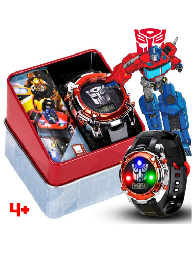 Reloj Digital LCD Accutime Transformers Autobot Niños