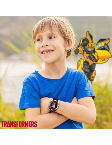 Reloj Digital LCD Accutime Transformers Autobot Niños