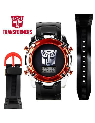 Reloj Digital LCD Accutime Transformers Autobot Niños