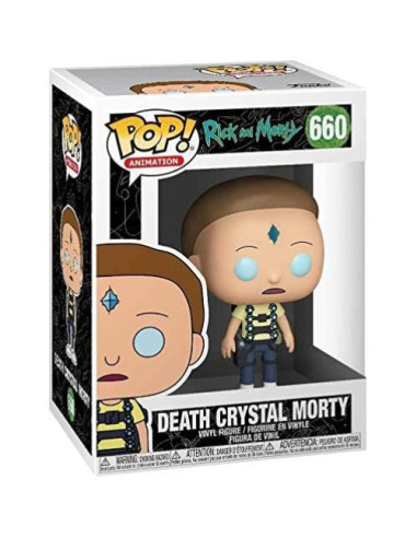 Funko Pop! Rick y Morty - Morty Cristal de Muerte 9.5 cm