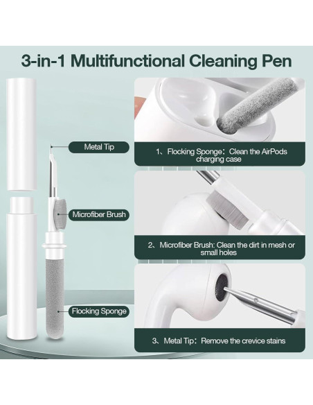 Funda Silicona AirPods 4ta Gen LDSXAY Verde Pino con Kit Funda Silicona AirPods 4ta Gen LDSXAY Verde Pino con Kit