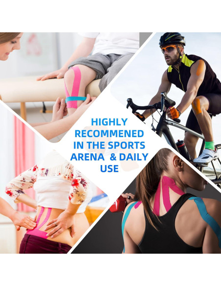 Cinta de Kinesiología PHYTOP - 80 Tiras Precortadas 25.4x5.1cm