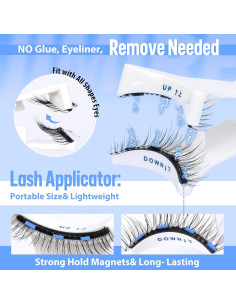 Pestañas Magnéticas JIMIRE Ligeras Reutilizables - 1 Par 2