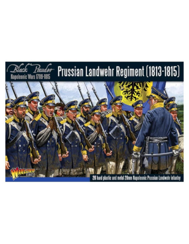 Miniaturas Prusianas Landwehr Napoleónicas 28mm Warlord