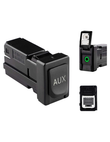 Adaptador Auxiliar Reeoutdoor 86190-02010 para T-oyota Corolla Tacoma Tundra